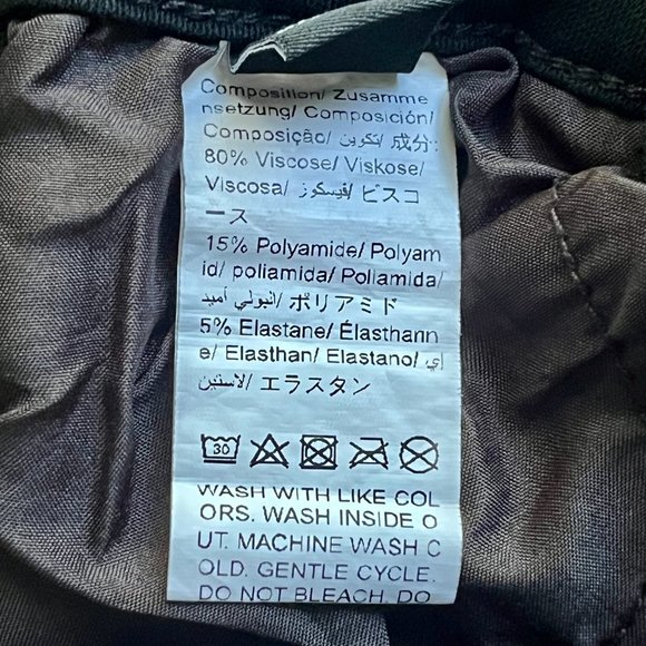 SHEIN Black High Waist Cropped Skinny Jeans/Jeggings - Picture 8 of 10